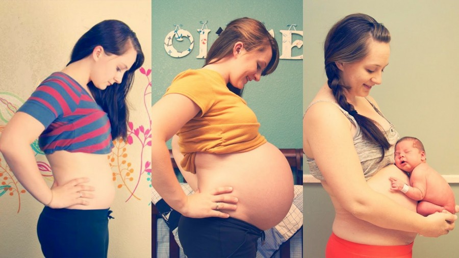 Живот при беременности - нормы роста, когда он становится заметным и особенности формы