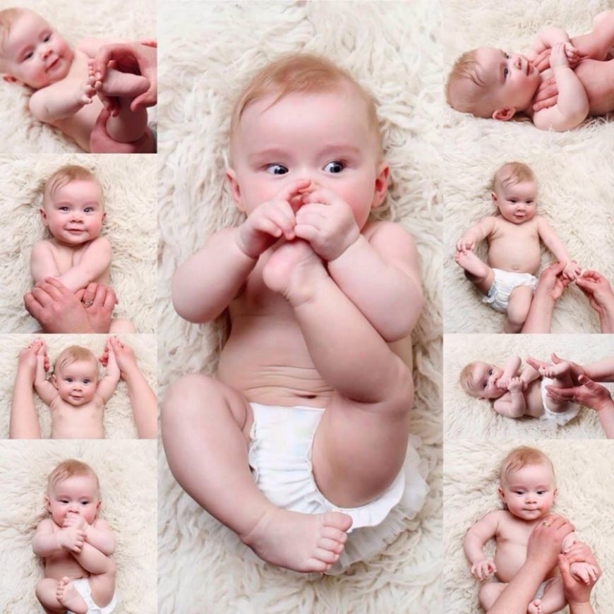 Идеи для фото в 3 месяца ребенку