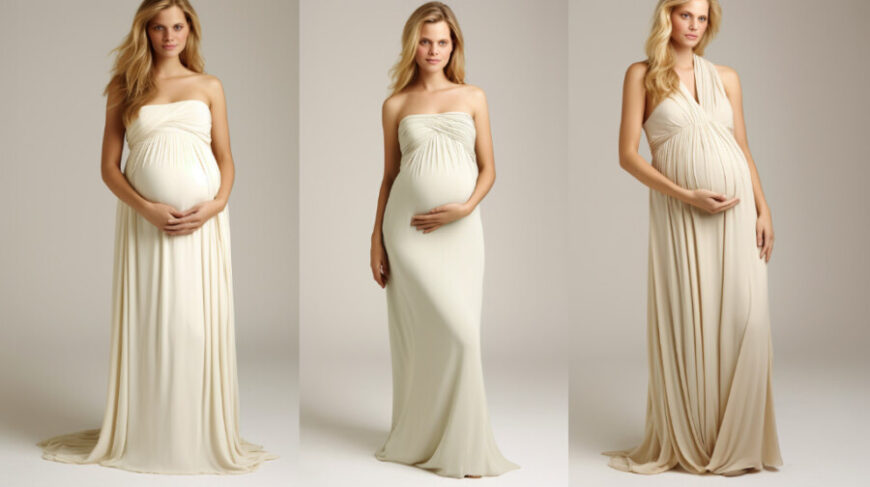 Топ-10 стильных свадебных платьев для беременных невест