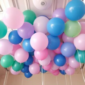 Воздушные шары под потолок: как сделать праздничное «небо» в доме своими руками