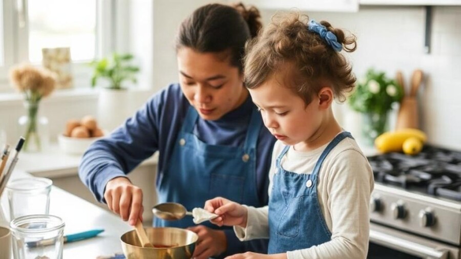 Готовим вместе с ребёнком: как присоединиться к кухонному приключению, развить навыки и экономить время