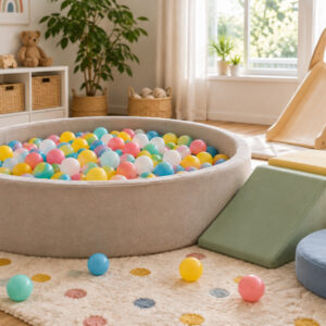 Как выбрать шарики для сухого бассейна и обустроить игровую зону дома